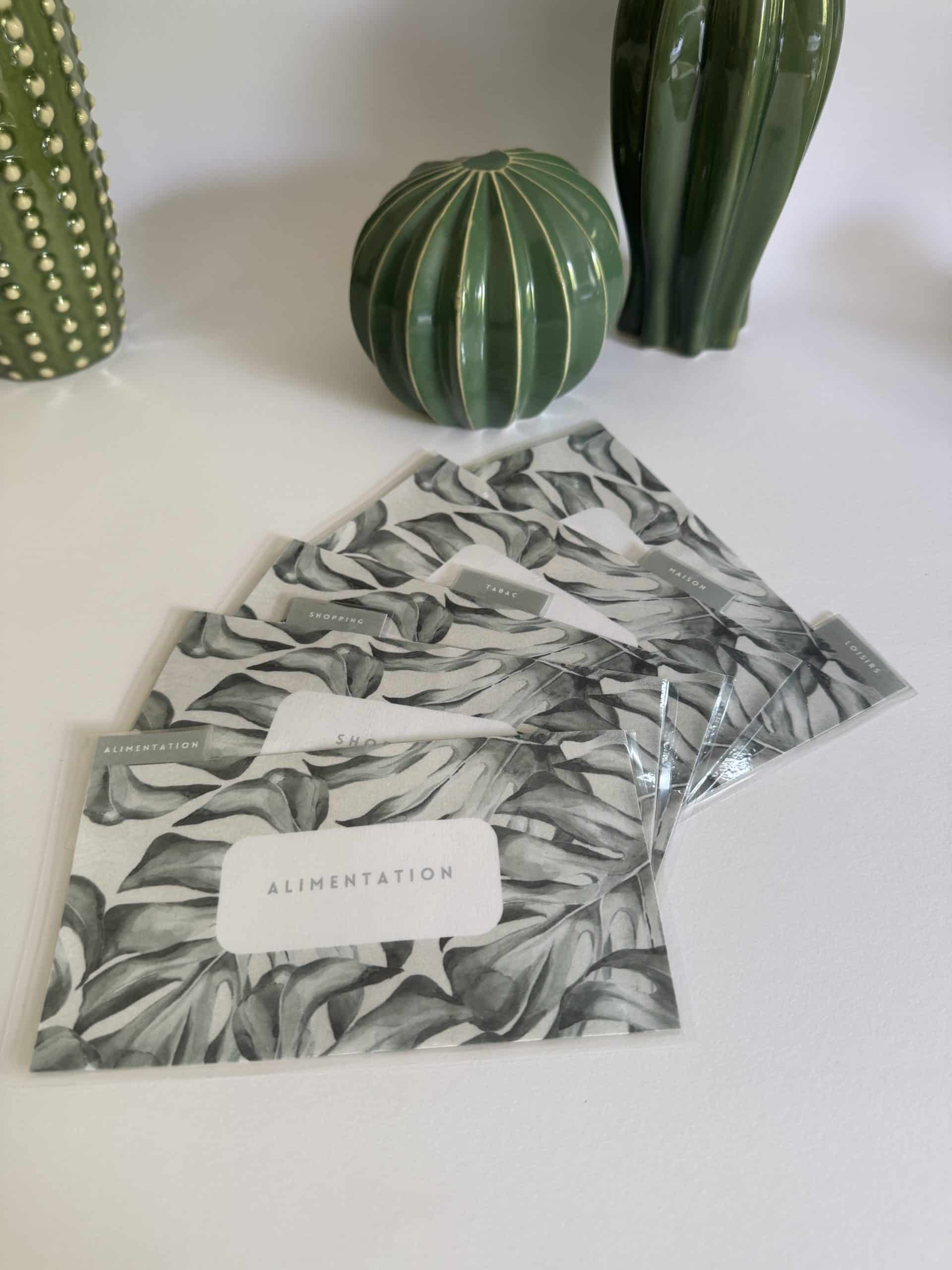 Enveloppes budget sur-mesure faite main