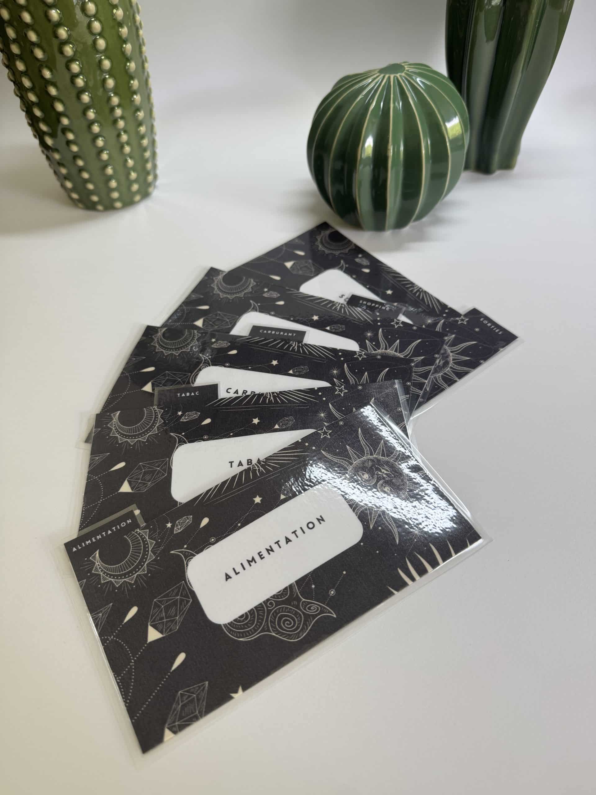 Enveloppes budget sur-mesure faite main