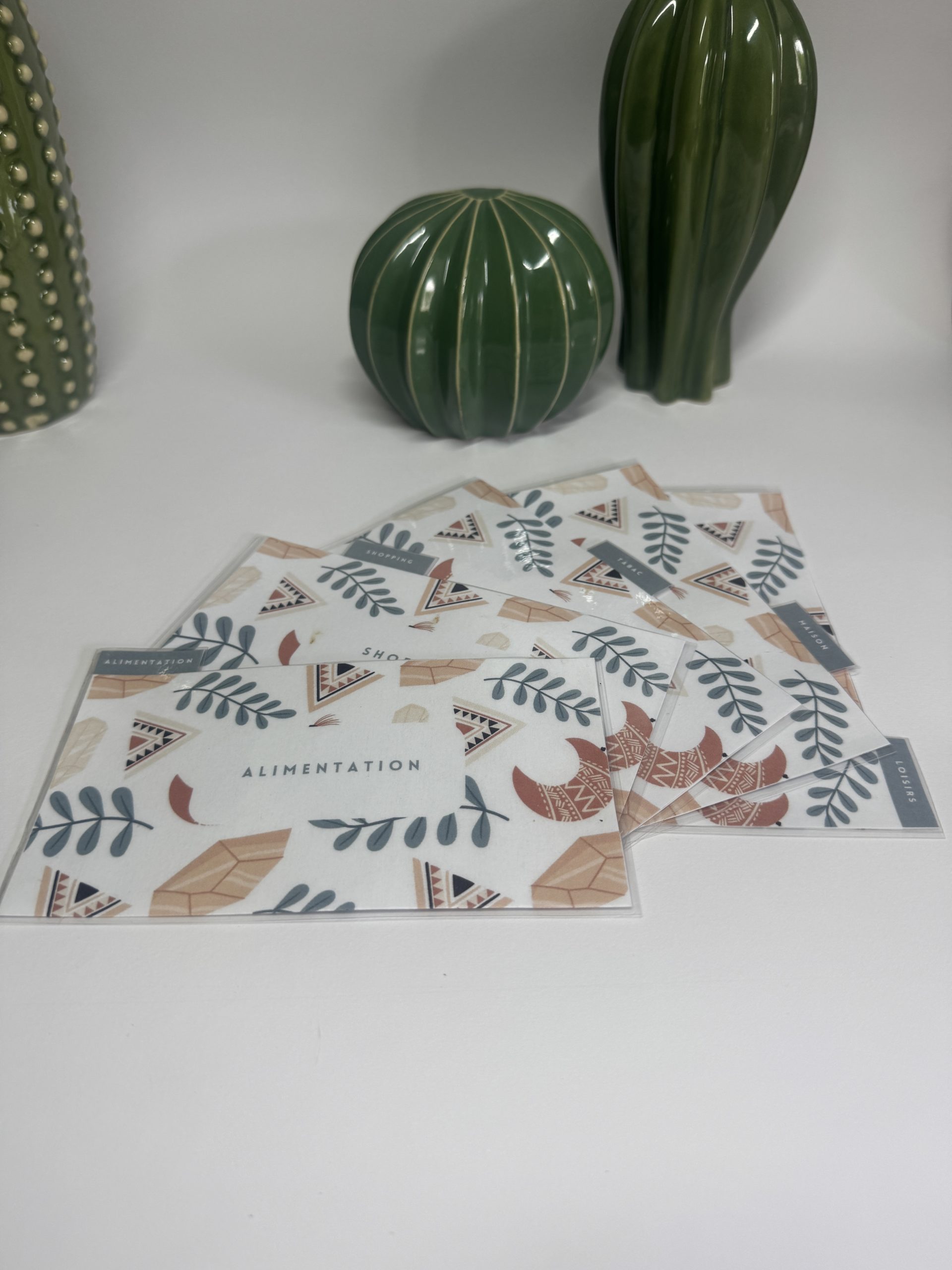 Enveloppes budget sur-mesure faite main