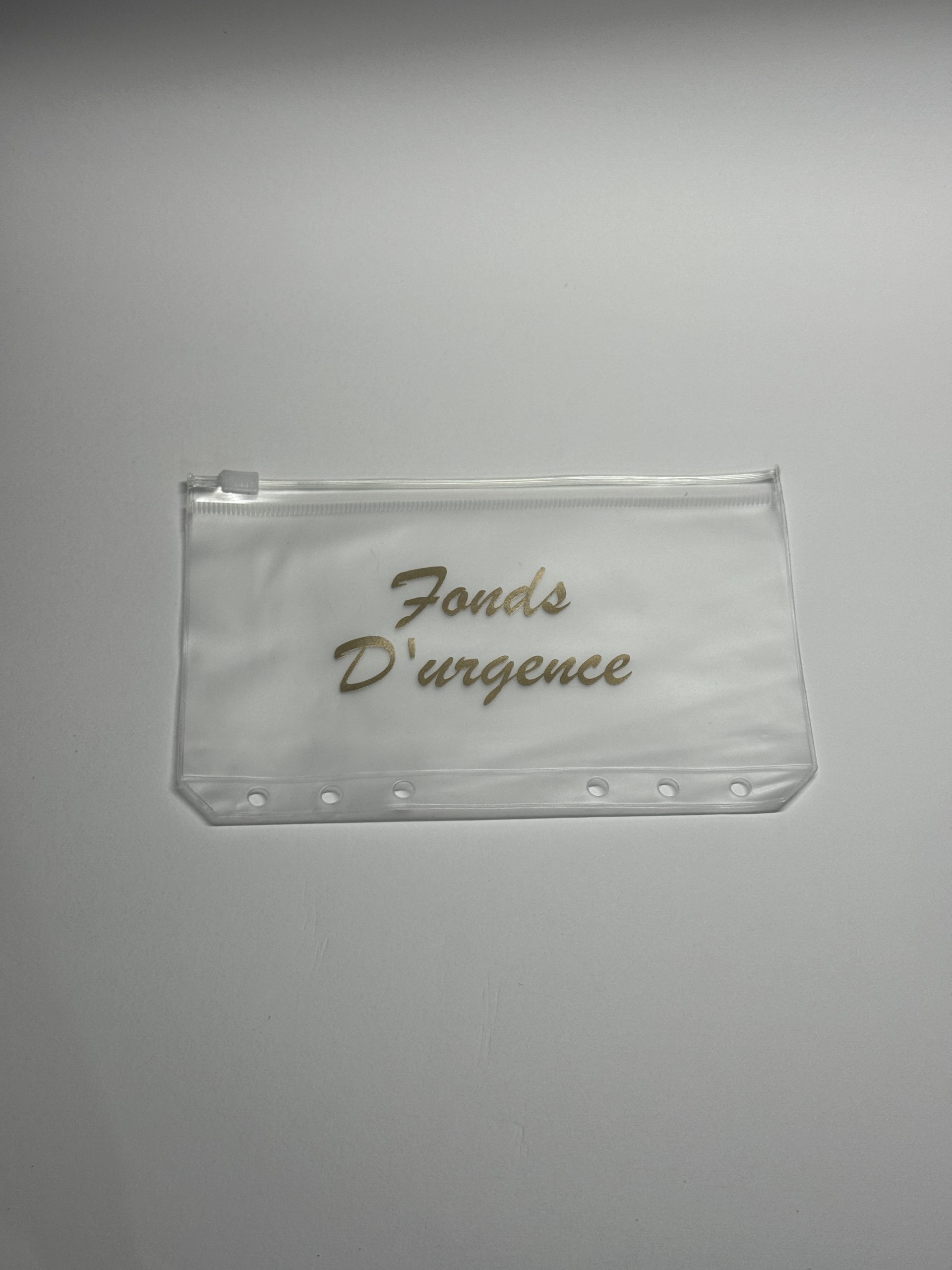 Enveloppe budget à zip